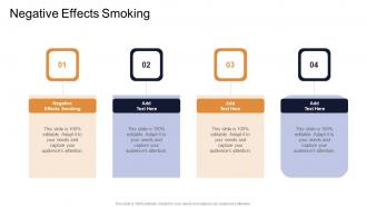 Negative Effects Smoking In Powerpoint And Google Slides Cpb