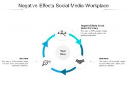 Negative effects social media workplace ppt powerpoint presentation file mockup cpb