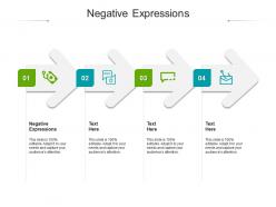 Negative expressions ppt powerpoint presentation icon graphics pictures cpb