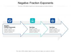 Negative fraction exponents ppt powerpoint presentation infographic template shapes cpb