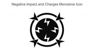 Negative Impact And Charges Monotone Icon In Powerpoint Pptx Png And Editable Eps Format