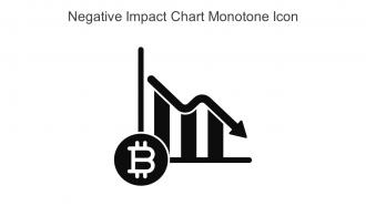 Negative Impact Chart Monotone Icon In Powerpoint Pptx Png And Editable Eps Format
