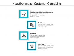 Negative impact customer complaints ppt powerpoint presentation summary inspiration cpb