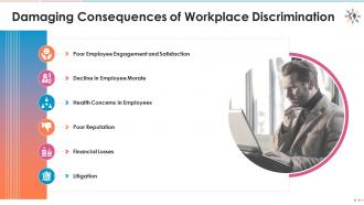 Negative impact of workplace discrimination edu ppt