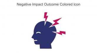 Negative Impact Outcome Colored Icon In Powerpoint Pptx Png And Editable Eps Format