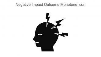 Negative Impact Outcome Monotone Icon In Powerpoint Pptx Png And Editable Eps Format