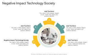 Negative Impact Technology Society In Powerpoint And Google Slides Cpb