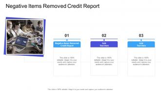 Negative Items Removed Credit Report In Powerpoint And Google Slides Cpb