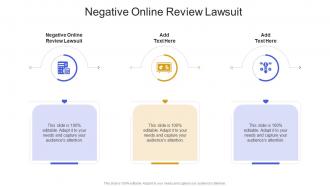 Negative Online Review Lawsuit In Powerpoint And Google Slides Cpb