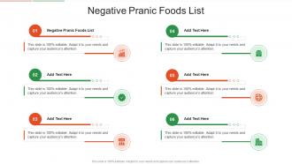 Negative Pranic Foods List In Powerpoint And Google Slides Cpb