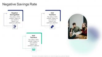 Negative Savings Rate In Powerpoint And Google Slides Cpb