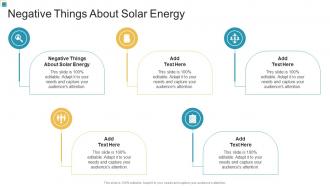 Negative Things About Solar Energy In Powerpoint And Google Slides Cpb