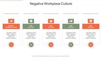 Negative Workplace Culture In Powerpoint And Google Slides Cpb