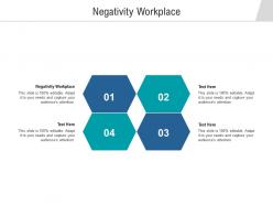 Negativity workplace ppt powerpoint presentation ideas portrait cpb