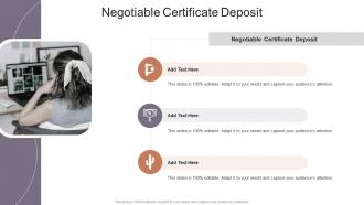 Negotiable Certificate Deposit In Powerpoint And Google Slides Cpb