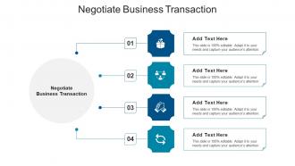 Negotiate Business Transaction Ppt PowerPoint Presentation Portfolio Design Ideas Cpb
