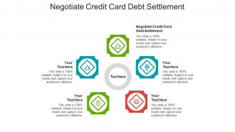 Negotiate credit card debt settlement ppt powerpoint presentation inspiration cpb