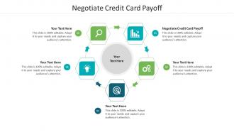 Negotiate credit card payoff ppt powerpoint presentation professional clipart cpb