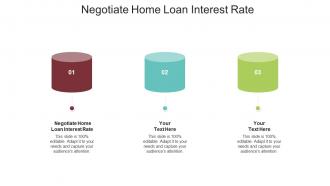 Negotiate home loan interest rate ppt powerpoint presentation show vector cpb