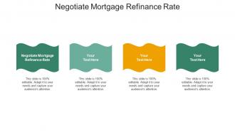 Negotiate mortgage refinance rate ppt powerpoint presentation visual aids show cpb