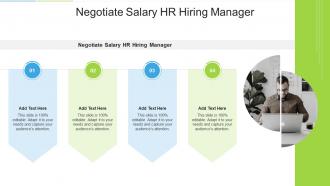 Negotiate Salary HR Hiring Manager In Powerpoint And Google Slides Cpb