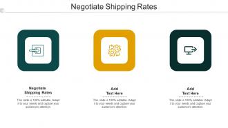 Negotiate Shipping Rates Ppt PowerPoint Presentation Slides Layout Cpb