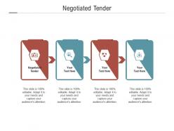 Negotiated tender ppt powerpoint presentation pictures icons cpb