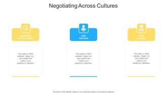 Negotiating Across Cultures In Powerpoint And Google Slides Cpb