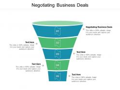 Negotiating business deals ppt powerpoint presentation pictures mockup cpb