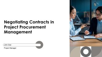 Negotiating Contracts In Project Procurement Management PPT Example AT