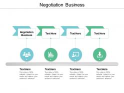 Negotiation business ppt powerpoint presentation ideas slide cpb