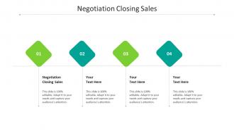 Negotiation closing sales ppt powerpoint presentation styles template cpb
