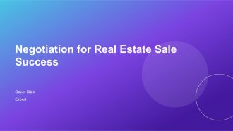 Negotiation For Real Estate Sale Success PPT Slides AT Negotiation For Real Estate Sale Success PPT Slides AT