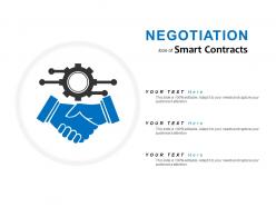 Negotiation icon of smart contracts