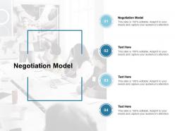 Negotiation model ppt powerpoint presentation outline portrait cpb