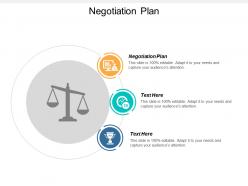 Negotiation plan ppt powerpoint presentation gallery shapes cpb