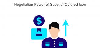 Negotiation Power Of Supplier Colored Icon In Powerpoint Pptx Png And Editable Eps Format