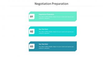 Negotiation preparation ppt powerpoint presentation outline background image cpb