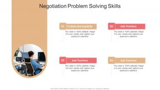 Negotiation Problem Solving Skills In Powerpoint And Google Slides Cpb