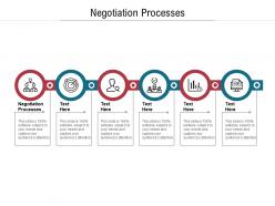 Negotiation processes ppt powerpoint presentation outline ideas cpb