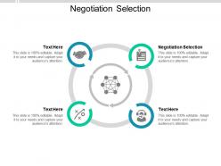 Negotiation selection ppt powerpoint presentation slides deck cpb