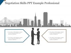 Negotiation skills ppt example professional