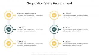 Negotiation Skills Procurement In Powerpoint And Google Slides Cpb