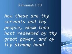 Nehemiah 1 10 your servants and your people powerpoint church sermon