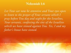 Nehemiah 1 6 my ancestral family have powerpoint church sermon