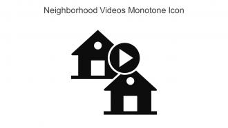 Neighborhood Videos Monotone Icon In Powerpoint Pptx Png And Editable Eps Format