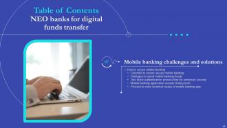 NEO Banks For Digital Funds Transfer Powerpoint Presentation Slides Fin CD V Editable Designed