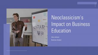 Neoclassicisms Impact On Business Education PPT Mockup ACP