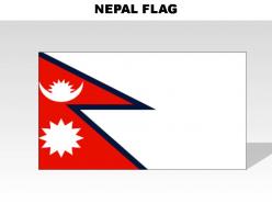 Nepal country powerpoint flags