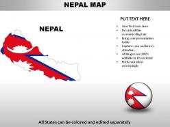 Nepal country powerpoint maps
